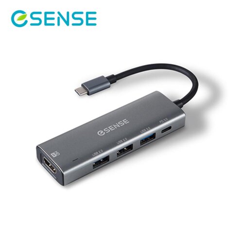 【ESENSE 逸盛】H546 Type-C TO HDMI/USB/PD轉接器