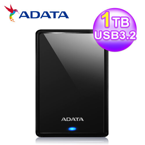 【ADATA 威剛】HV620S 1TB 2.5吋行動硬碟 黑色
