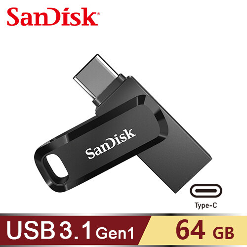 【SanDisk】Ultra Go USB Type-C 雙用隨身碟 64G