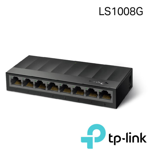【TP-LINK】LS1008G 8埠 Gigabit 桌上型交換器