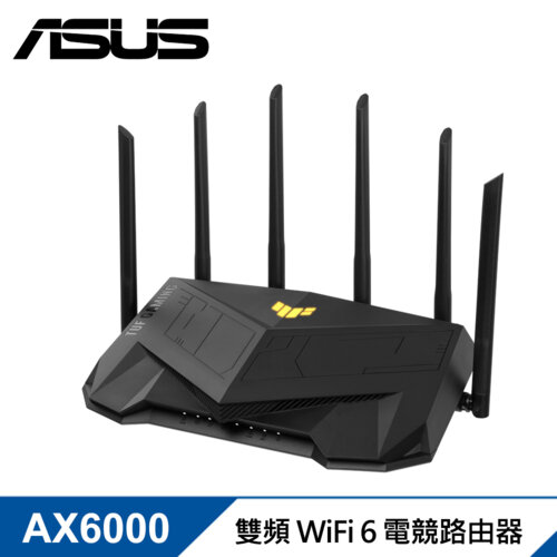 【ASUS 華碩】TUF Gaming AX6000 雙頻 WiFi 6 電競路由器