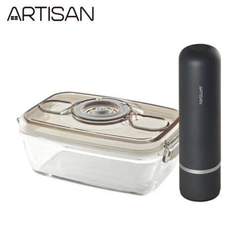 【ARTISAN】可攜充電真空保鮮機(含1100ml保鮮盒1入) VCP01