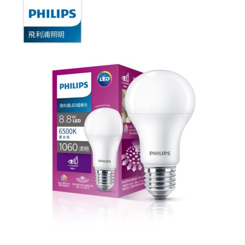 【Philips 飛利浦】超極光真彩版 8.8W/1060流明 LED燈泡-晝光色6500K (PL06N)