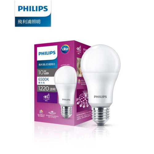 【Philips 飛利浦】超極光真彩版 10W/1220流明 LED燈泡-晝光色6500K (PL09N)