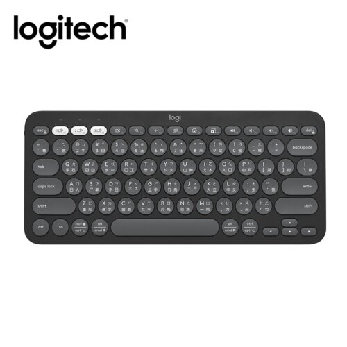 【Logitech 羅技】K380S 跨平台藍牙鍵盤 石墨灰