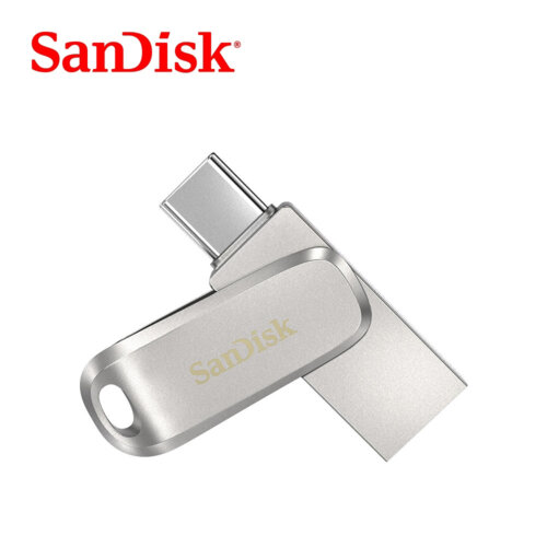 【SanDisk】Ultra Luxe Type-C 128GB 雙用隨身碟 銀色