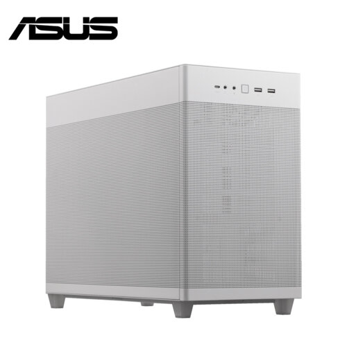 【ASUS 華碩】Prime AP201 33公升 MicroATX 時尚機殼 白色