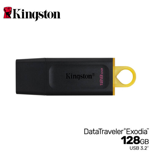 【Kingston 金士頓】DataTraveler Exodia USB3.2 128GB 隨身碟