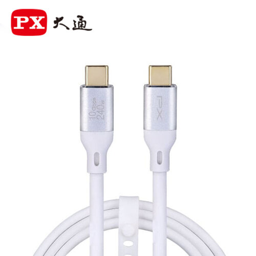 【PX 大通】ACC3X-2W USB C to C 240W充電傳輸線-2米/白