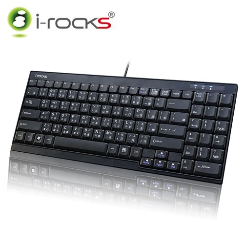 【iRocks】KR6523 超薄迷你行動鍵盤