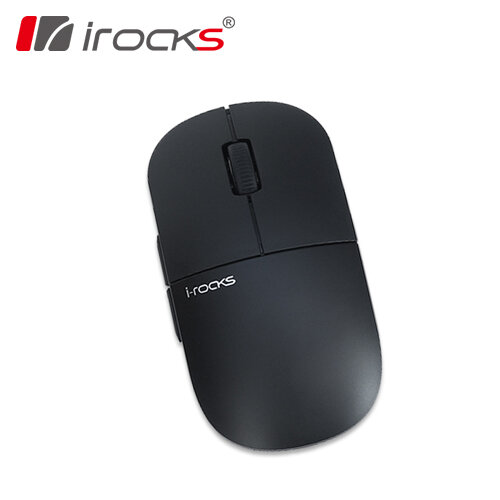 【iRocks】M23R 無線靜音滑鼠 黑色