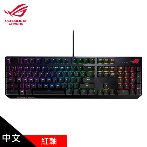 【ASUS 華碩】ROG Strix Scope NX RGB 機械式電競鍵盤 紅軸