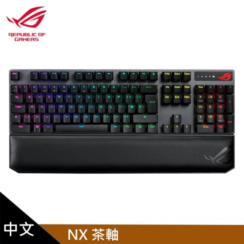 【ASUS 華碩】ROG Strix Scope NX Wireless Deluxe 機械式鍵盤-茶軸