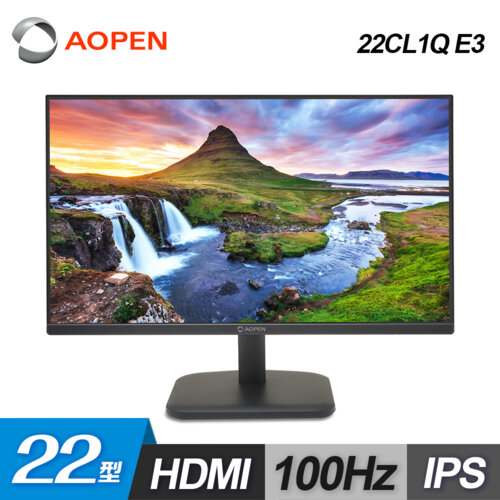 【Aopen】22CL1Q E3 22型 IPS電腦螢幕