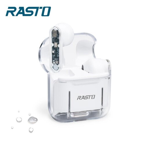 【RASTO】RS52 透視款真無線藍牙5.3耳機