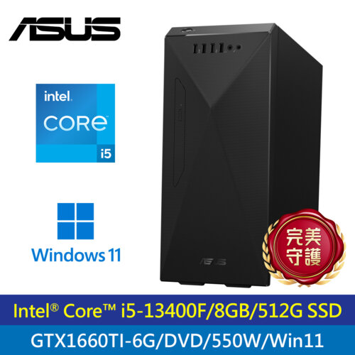 【ASUS 華碩】H-S501ME 13代i5/1660Ti 桌上型電腦