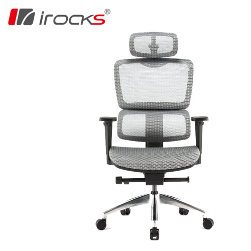 【iRocks】T07 人體工學椅 石墨灰