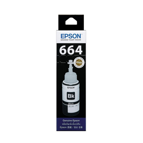 【EPSON】C13T664100 黑色墨水 L100/200