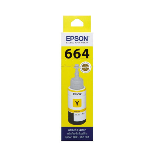 【EPSON】C13T664400 黃色墨水 L100/200
