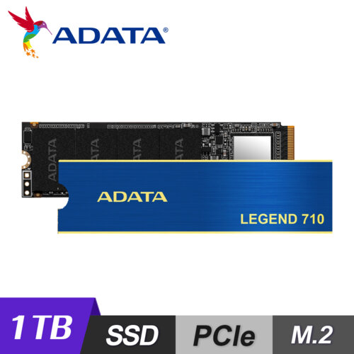 【ADATA 威剛】LEGEND 710 1TB PCIe3.0 M.2 2280 SSD固態硬碟
