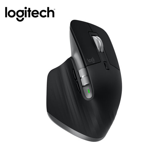 【Logitech 羅技】MX Master 3s 無線智能滑鼠 - Mac專用 深灰色