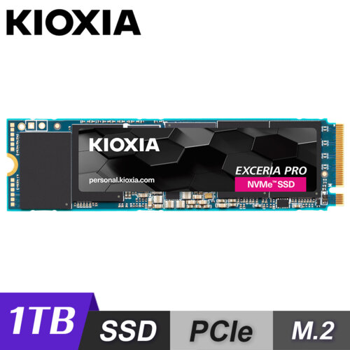 【kioxia 鎧俠】exceria pro 1tb m.2 pcie ssd