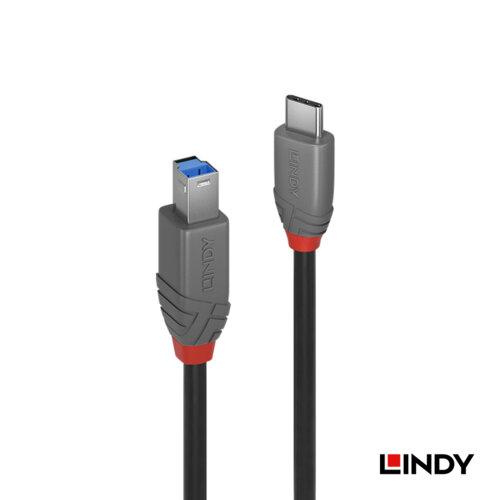 【LINDY 林帝】Type C to B USB3.2 傳輸線 1M