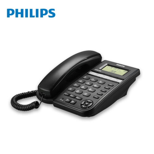 【Philips 飛利浦】CORD026B 來電顯示辦公有線電話