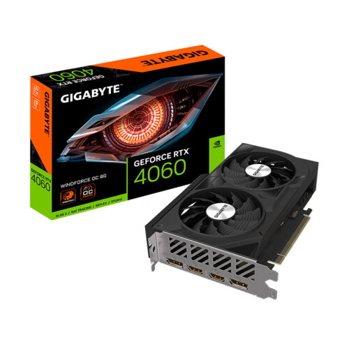 【GIGABYTE 技嘉】RTX4060 WINDFORCE OC 8G 顯示卡