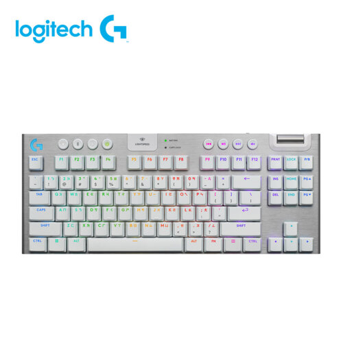 【Logitech G】G915 X TKL無線機械式電競鍵盤 觸感軸/白色